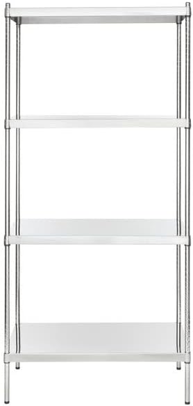 18" x 36" NSF Stainless Steel 4-Shelf Kit - Image 2