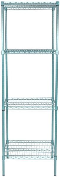 24" x 24" NSF Green Epoxy 4-Shelf Kit - Image 2