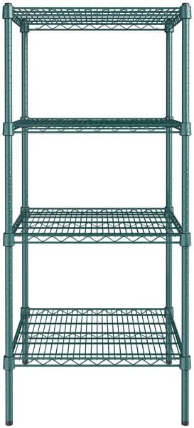 24" x 24" NSF Green Epoxy 4-Shelf Kit - Image 2