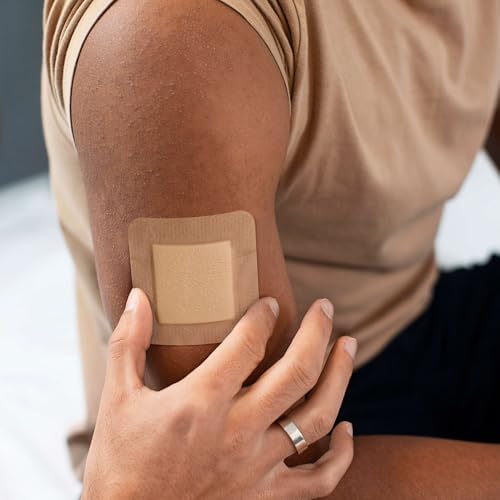 Bordered Silicone Foam Bandages - 10 2x2 Sterile Silicone Foam