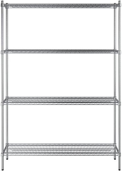 14" x 60" NSF Chrome 4-Shelf Kit - Image 2