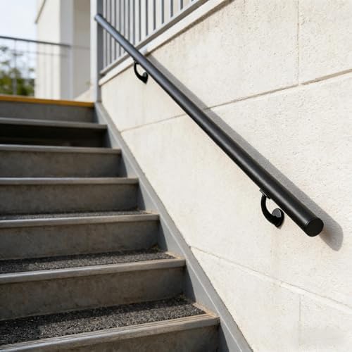 5FT Modern Aluminum Handrail Set, handrails for Indoor