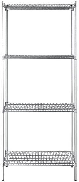 18" x 36" NSF Stainless Steel 4-Shelf Kit - Image 2
