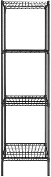 24" x 24" NSF Black Epoxy 4-Shelf Kit - Image 2