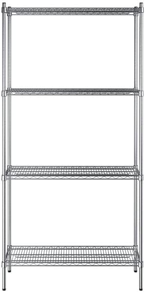 14" x 42" NSF Chrome 4-Shelf Kit - Image 2