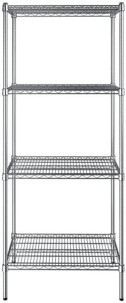 24" x 30" NSF Chrome 4-Shelf Kit - Image 2