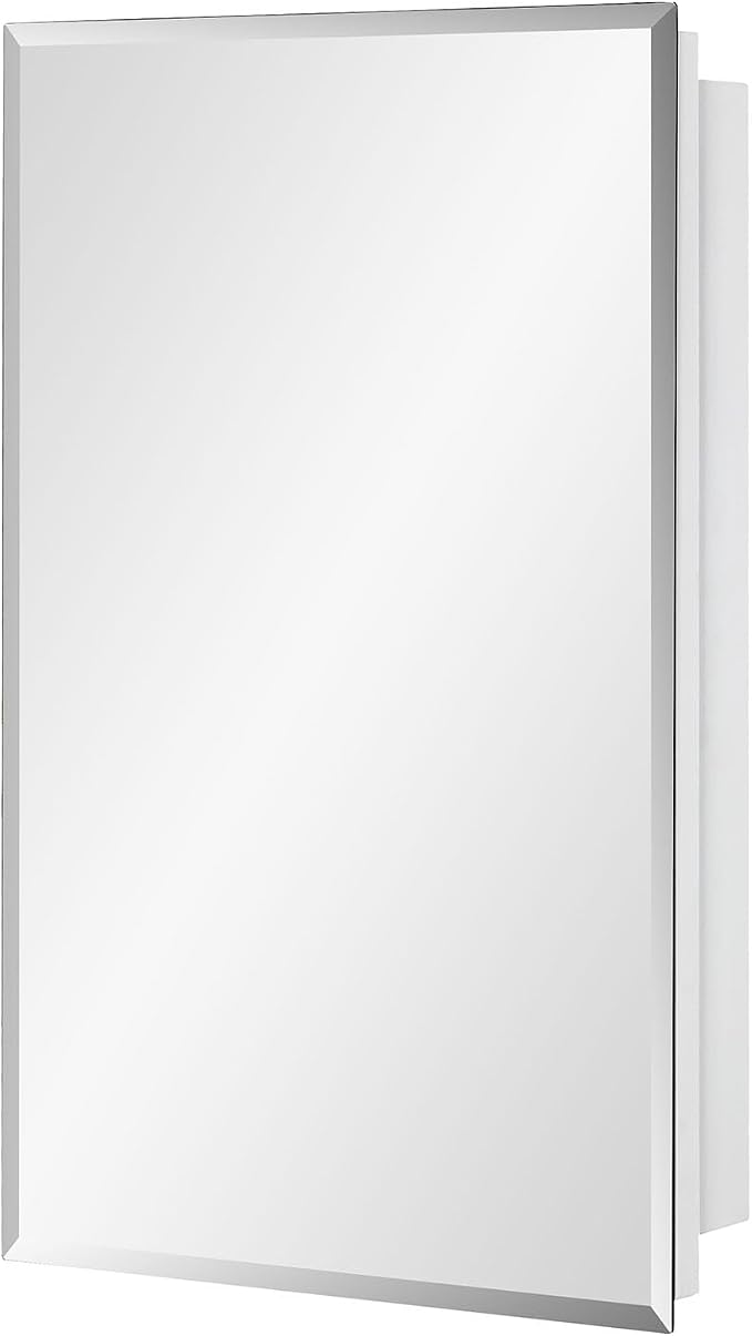 Bathroom Medicine Cabinet with Beveled Edge Mirrored Door 15 x 24 inch - Image 9