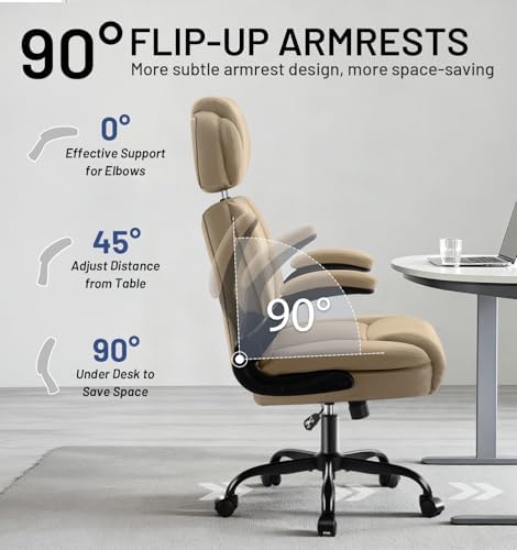 AreShark Ergonomic Office Chair with Lumbar Support, 400lbs Heavy Duty