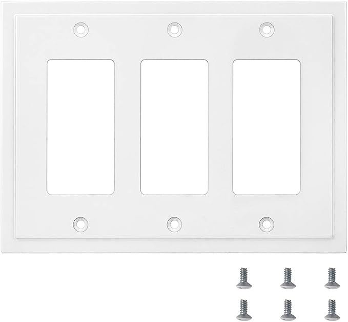 Henne Bery Modern Edge Decorative Wall Plate Switch Plate Outlet Cover - Image 6