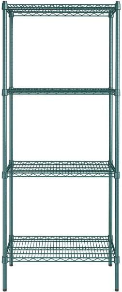 18" x 30" NSF Green Epoxy 4-Shelf Kit - Image 2