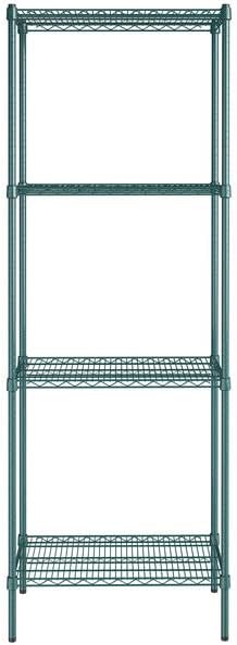18" x 30" NSF Green Epoxy 4-Shelf Kit - Image 2