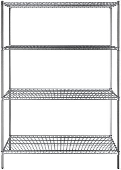 24" x 60" NSF Chrome 4-Shelf Kit - Image 2
