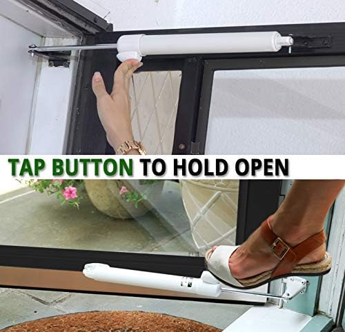 Touch 'n Hold Smooth Door Closer - Single Kit (Almond) - Standard-Duty