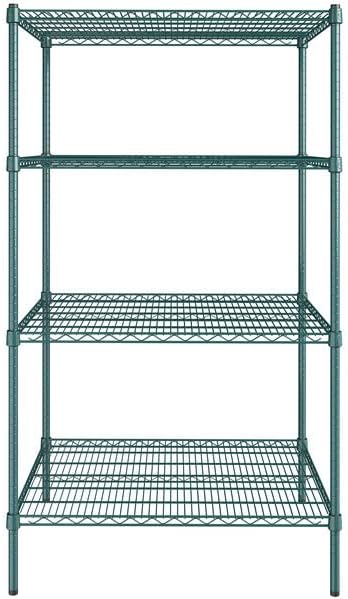 30" x 36" NSF Green Epoxy 4-Shelf Kit - Image 2