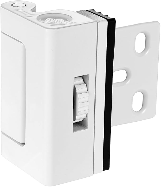INIRET Adjustable Home Security Door Reinforcement Lock,Heavy Duty Zinc Alloy - Image 8