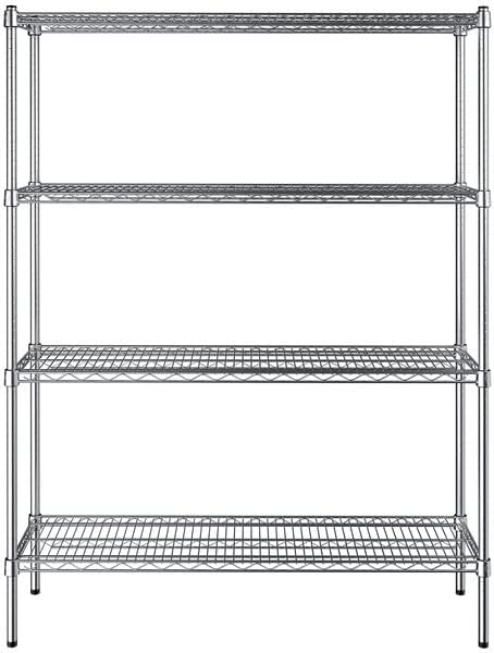 14" x 48" NSF Chrome 4-Shelf Kit - Image 2
