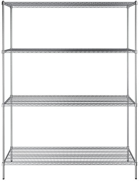 24" x 72" NSF Chrome 4-Shelf Kit - Image 2