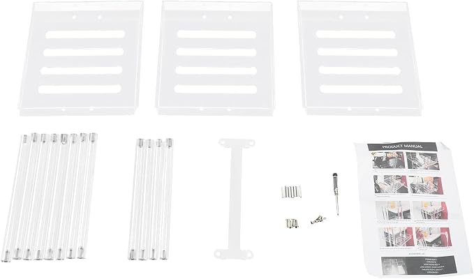 Standing Corner Shower Caddy, 3 Tier Acrylic Shower Shelves Minimalist Shower - Image 9