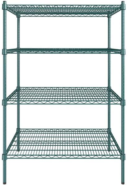 30" x 36" NSF Green Epoxy 4-Shelf Kit - Image 2