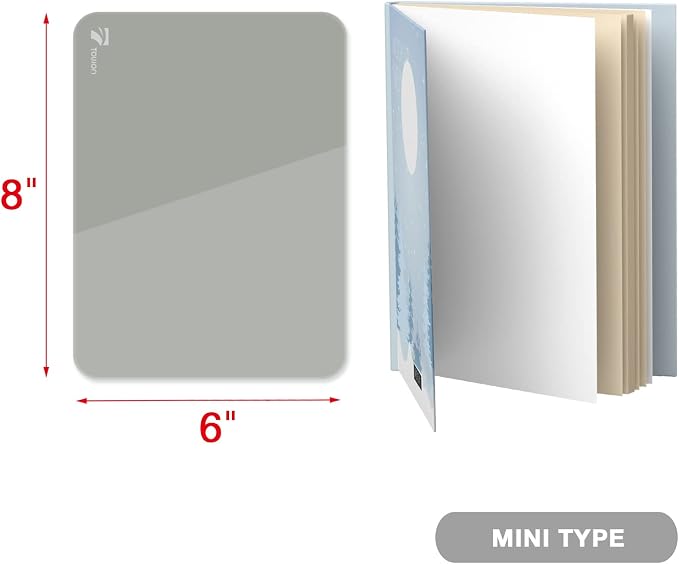 TOWON Small Glass Dry Erase Board, Desk White Board - Field & Grace