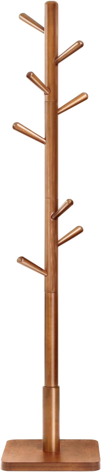 VASAGLE Solid Wood Coat Rack, Free Standing Hall Coat Tree - Image 7