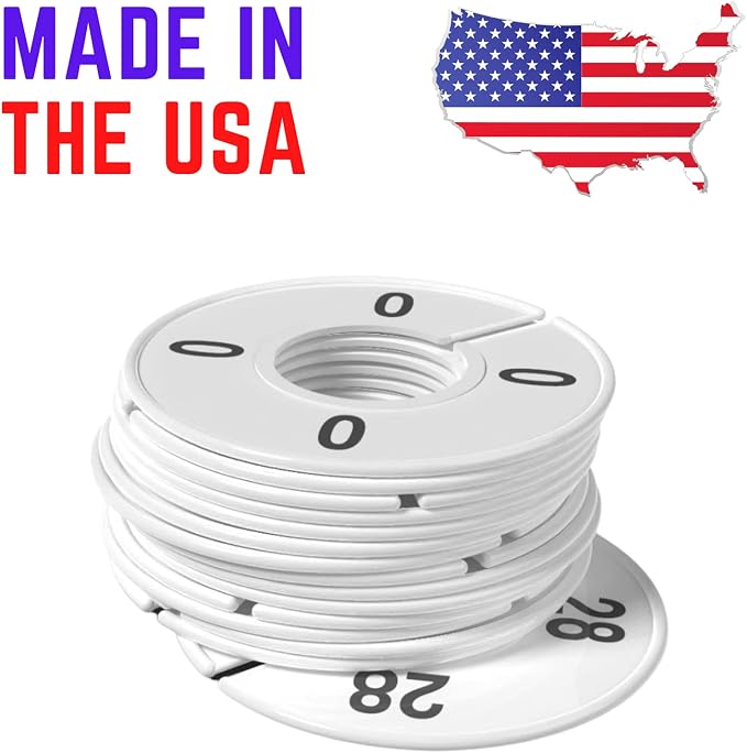 Discount Sizing- Women's Clothing Round Rack Number Size Dividers | 3 of Each - Image 5
