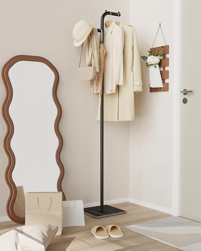 Coat Rack Freestanding, Modern Clothes Hanger Stand - Image 7
