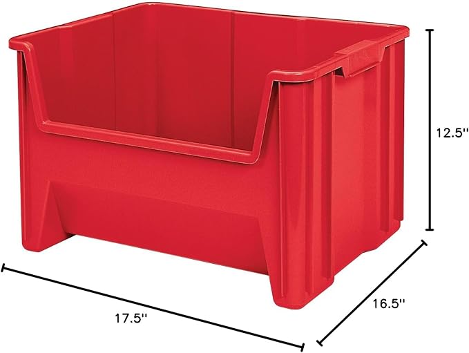 Akro-Mils 13018 Stak-N-Store Heavy Duty Stackable Open Front Plastic Storage - Image 5