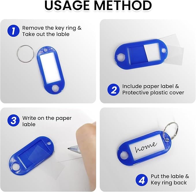 Key Organizer, Zippered Key Case, Fireproof and Waterproof Key Binder - Image 7