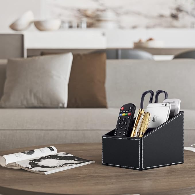 Fashionable PU Leather TV Remote Control Holder - Image 7