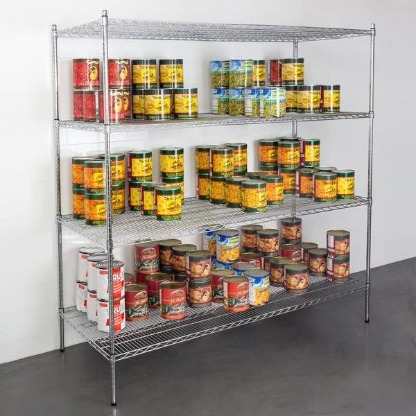 30" x 72" NSF Chrome 4-Shelf Kit - Image 2