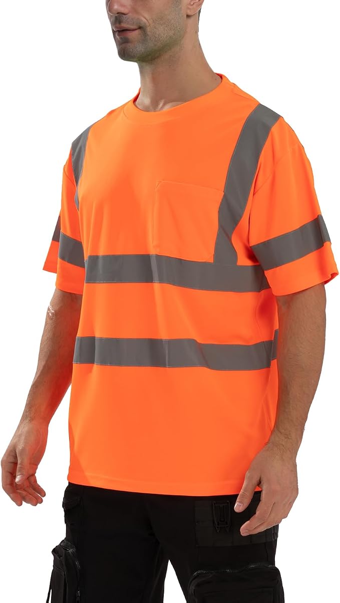 High Visibility Class 3 T Shirts,Hi Vis Safety Shirts - Image 6