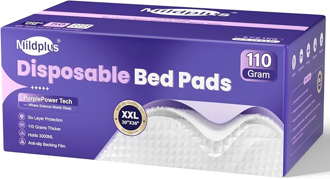 110 Grams Heavy Duty Bed Pads 30''X36'', Extra Large Chucks Pads, 3X Thicker - Image 9