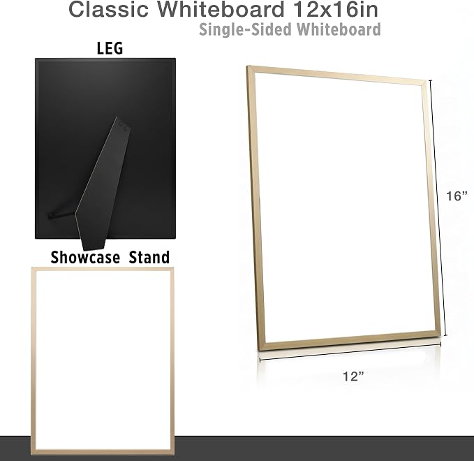 Small Whiteboard 12 x 16 Inch Magnetic Dry Erase Board - Image 9