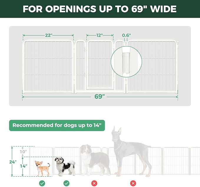FXW Dog Gate Extra Wide Designed - Image 6
