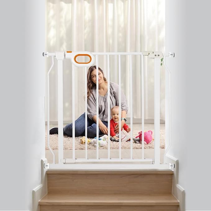 Baby Safety Gate for Stairs 29-33 Inch Wide, Safety House Gate for Baby Pet Gate - Image 7
