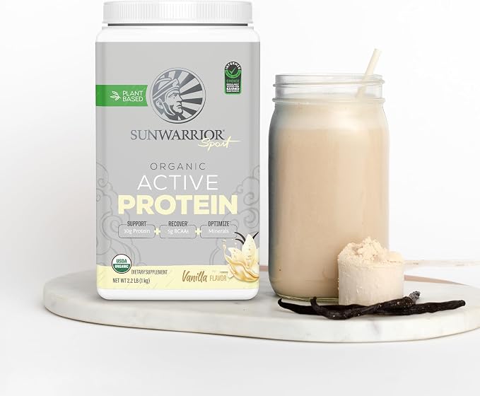 Sunwarrior Organic Plant Based Protein Powder | Vegan Organic Protein Powder - Image 8