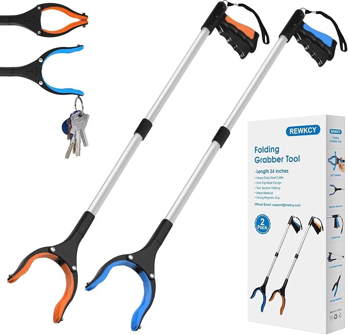 34" Grabber Reacher Tool, Grabber Tool Heavy Duty - Image 9