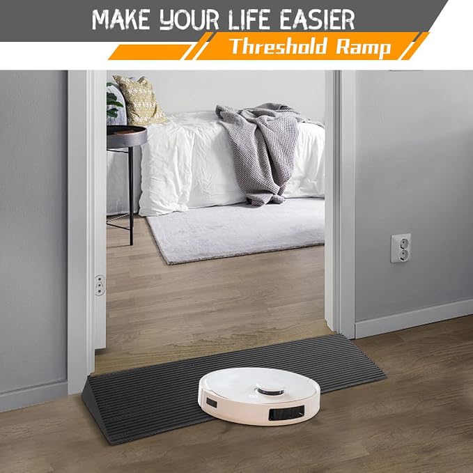 1.5'' Rise Threshold Ramp for Doorways, 2204 LBS Capacity Rubber Threshold Ramp - Image 7