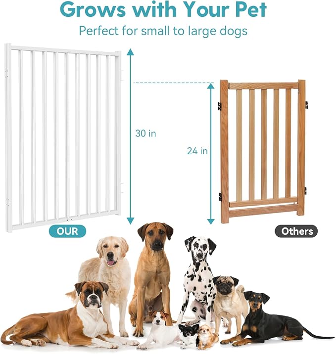 No Pawblems Free Standing Dog Gate - Image 7