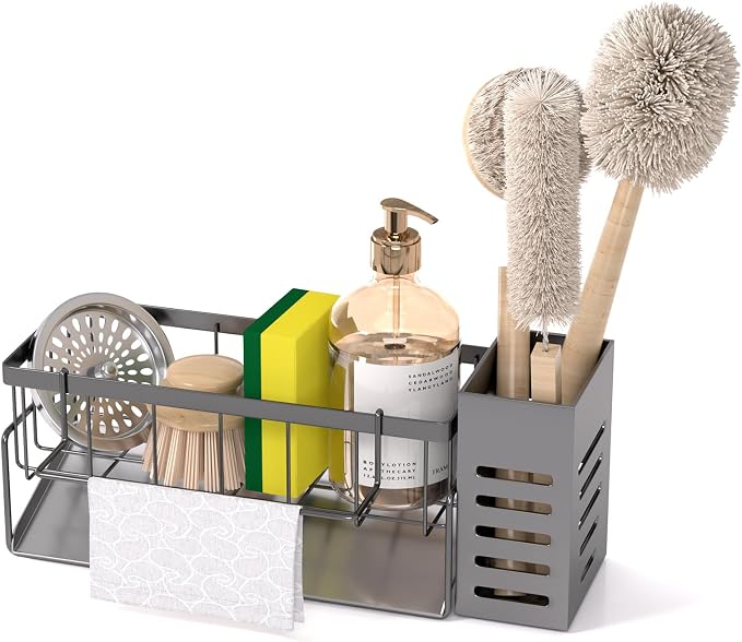 NET MEYA Kitchen Caddy Sink Organizer, Sponge Holder - Image 7
