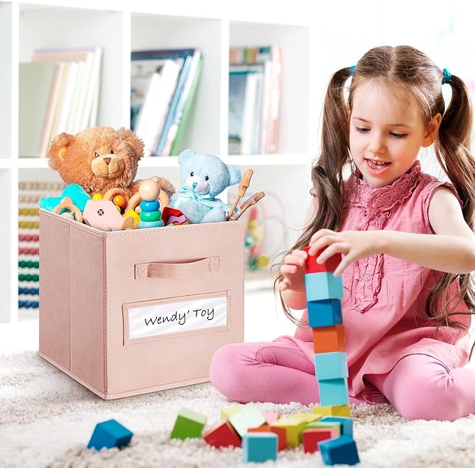 artsdi Fabric storage cubes 11 Inch Cube Storage Bin, Cube storage - Image 5
