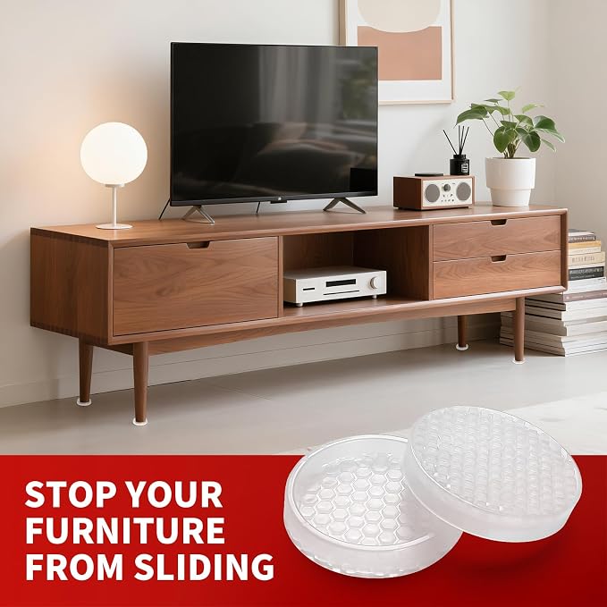 Ezprotekt Non Slip Furniture Pads, Anti-Slip Round Furniture Coasters - Image 8