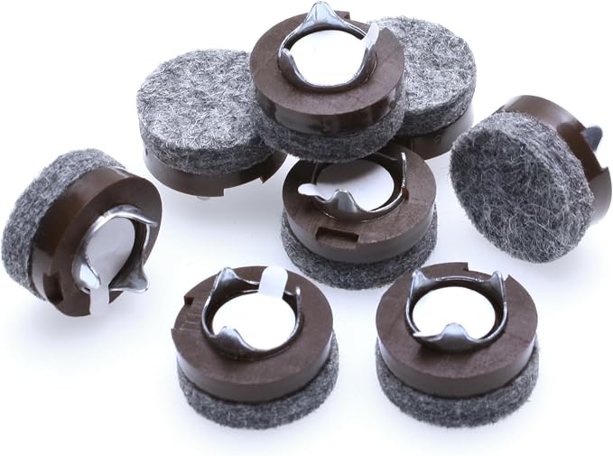 GorillaFelt CB240 Chair Leg Floor Protectors/Felt Glides Tap On Felt Furniture - Image 7
