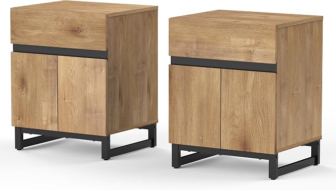 WAMPAT 2 Pack Modern End Table - Image 8