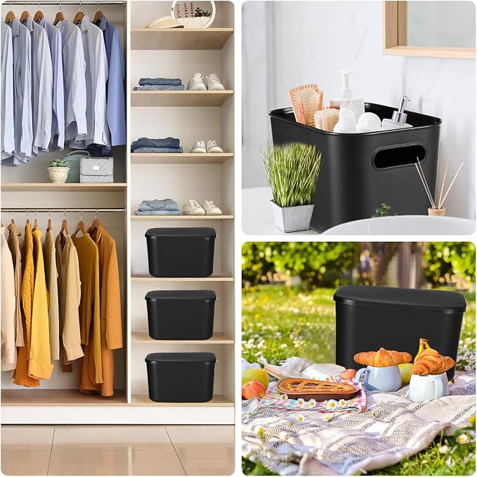 Hoolerry 8 Pieces Colorful Storage Bins - Image 7