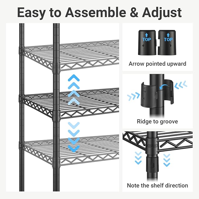 VIPEK R3 Rolling Clothing Rack Heavy Duty Garment Rack - Image 8