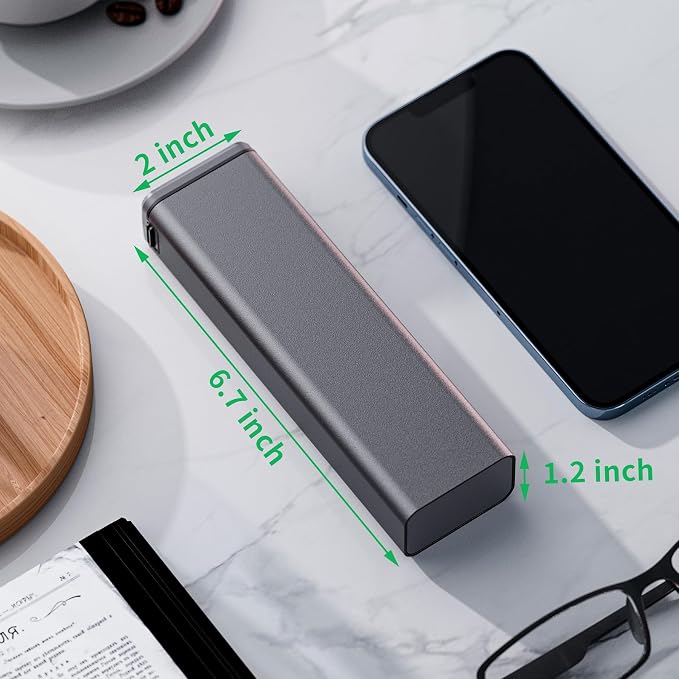 7 Day Weekly Metal Pill Organizer Travel, Kursoaya Premium Aluminum Daily Pill - Image 8