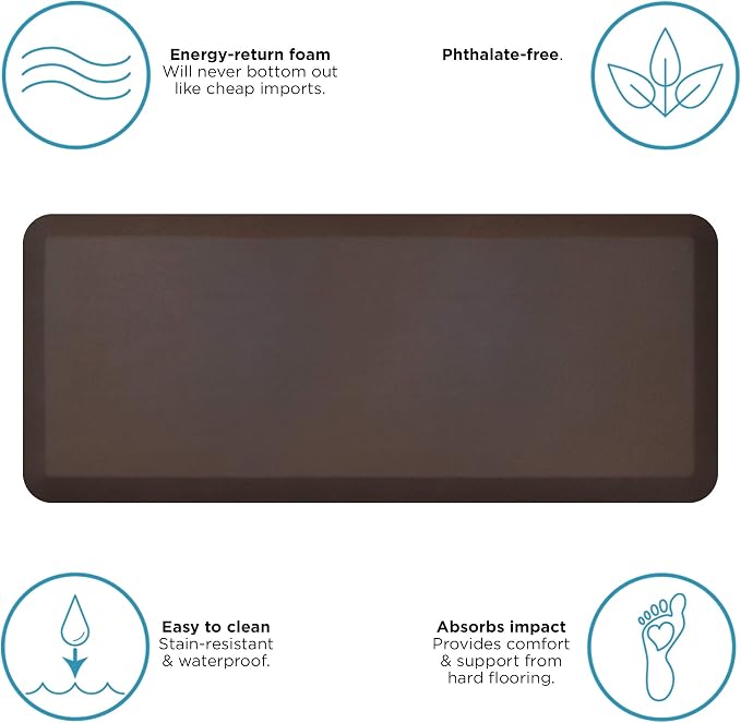 NewLife by GelPro Designer Comfort Mat, 20 by 48-Inch, Lattice Java - Image 6