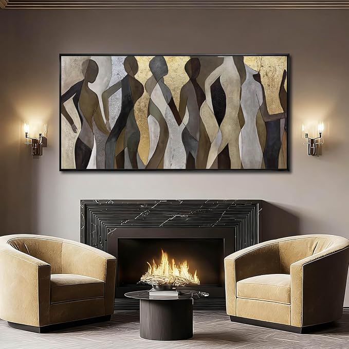 Abstract Canvas Wall Art Textured Print Pictures Contemporary Wall Decor - Image 7